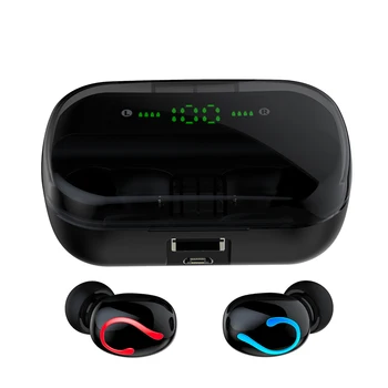 

HBQ Q61 Digital Wireless Bluetooth Earphones LED Display Binaural Call Mini Earbuds Touch Control Outdoor Sports IPX7 Waterproof