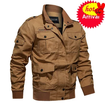 

Autumn Flight Spring Pilot Jacket Men's Military Tactical Jacket Men Windbreaker Bomber Jackets Coat Army chaqueta hombre 6XL