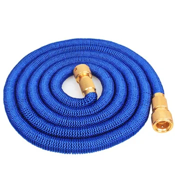 

50 FT Water Pipe Automatic Drainage 3 Times Flexible Leakproof Outdoor Lawn Expandable Anti Freeze Home Garden Hose Car Washing