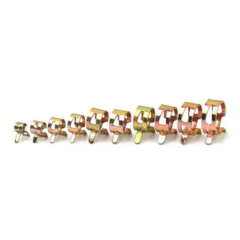

Assorted Spring Clamps Clip Water Line Air Tube Fastener W/ Storage Box