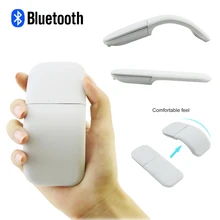 Bluetooth лазерная Беспроводная складная сенсорная компьютерная мышь эргономичная дуга Мини тонкая ПК Mause Бесшумная 3d офисная мышь для ноутбука Macbook