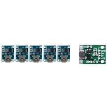 5X 5V USB 1A Lithium Battery Charging Board Module With DC-DC 1V-5V To 5V 500MA Boost Converter Step Up Power Module