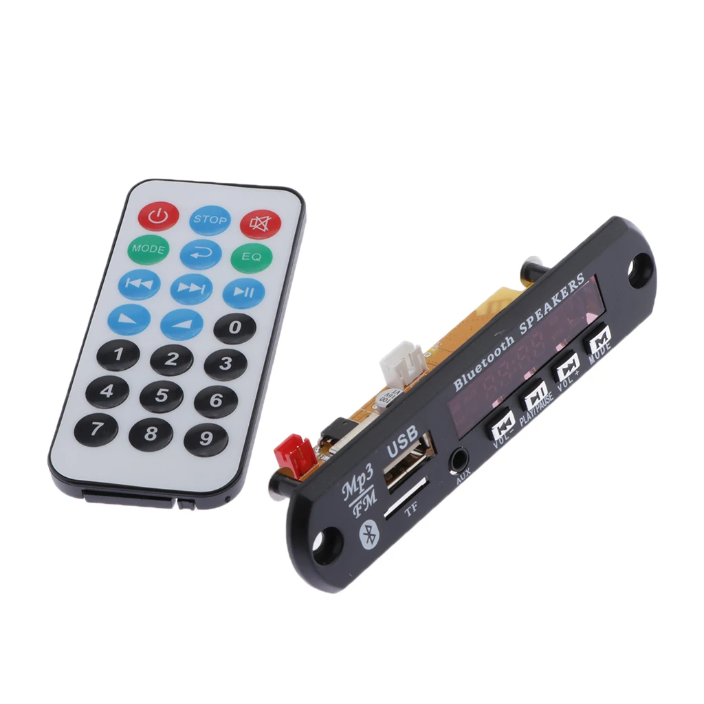 Led Display 12V  Mp3 Audio Decoder Board FM Radio Usb For Car