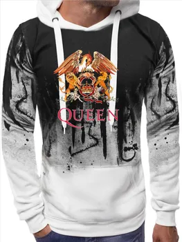 

Women Men Hoodies Queen printed Sweatshirt lovers couples hoodie hooded sweatshirt casual Pullovers tracksuits Gradient color