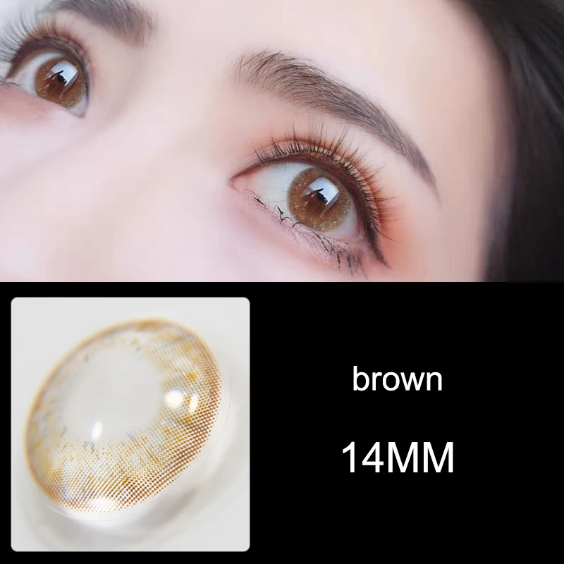 

1 Pair Decorative Lenses Cosplay Decor Party Multicolor Big Eye Lens Makeup Set