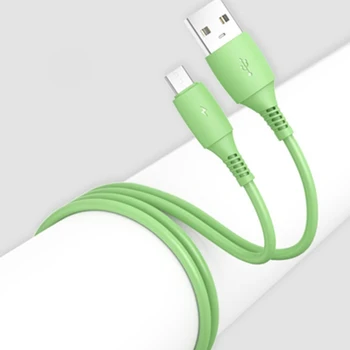 

Data cable green extension cable lengthened extra long data cable connector flexible cable resistant to bending and fast chargin