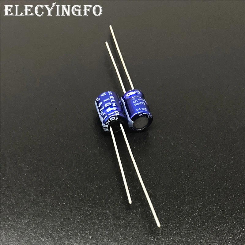 10 шт. 47 (Европа) мкФ 10V47uf ELNA Япония RE3 Series 5x7 мм 10V47uF аудио конденсатор с алюминиевой