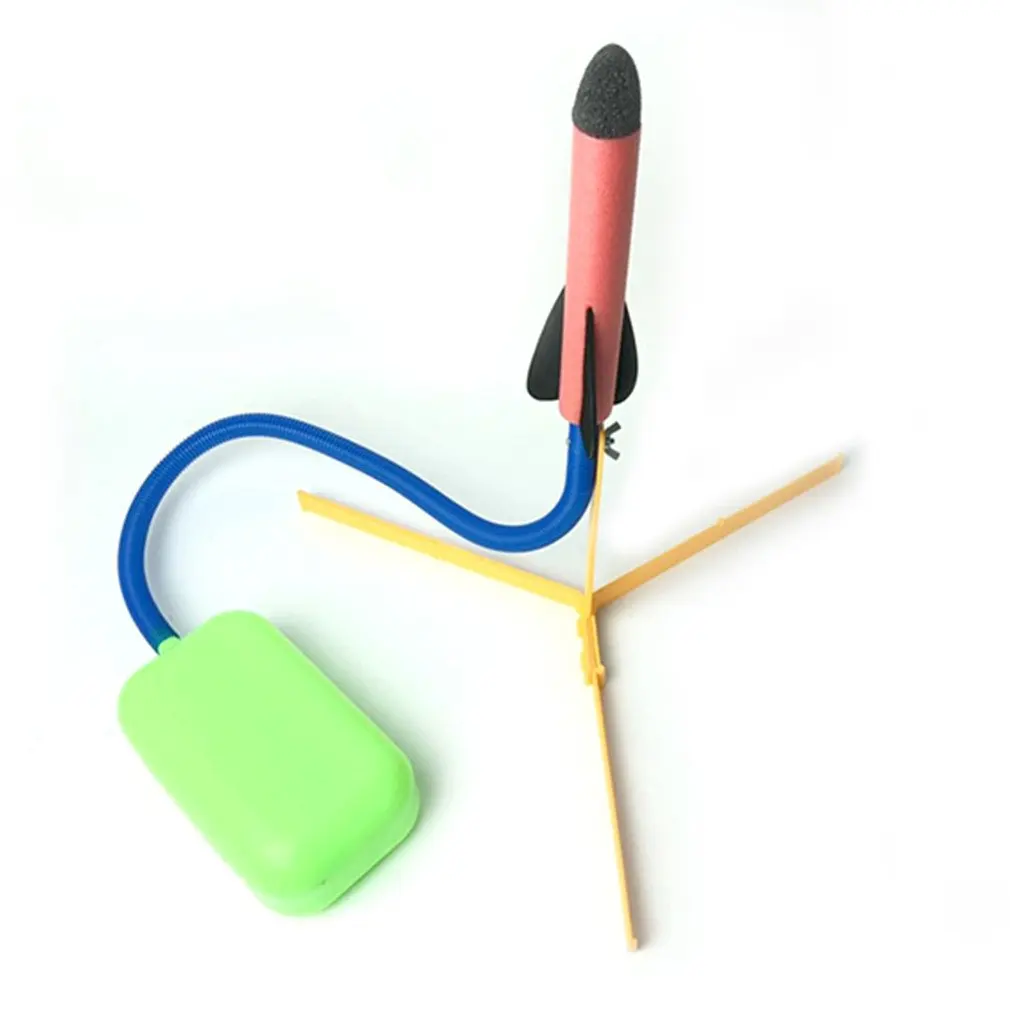 Toys Children Mini Launch Action Rocket Toy Foot Stomp Outdoor Kids Sports Educational Toys Gift For Child Education