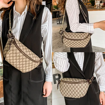 

Chest bag 2020 new fashion slung waist bag underarm female bag wild foreign net red shoulder women bag Brand design chest bags