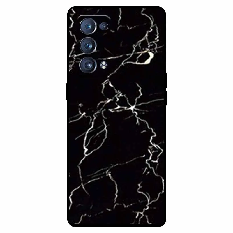 Shockproof Soft Silicone TPU Back Cover for Oppo Reno 6 Pro 5G - Cute and Durable