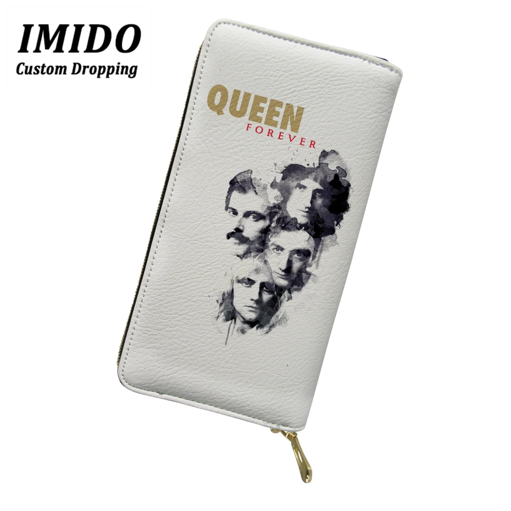 IMIDO, модные женские кожаные кошельки и длинные кошельки с карманом для монет, студенческий кошелек, женские кошельки - Цвет: WLL5338