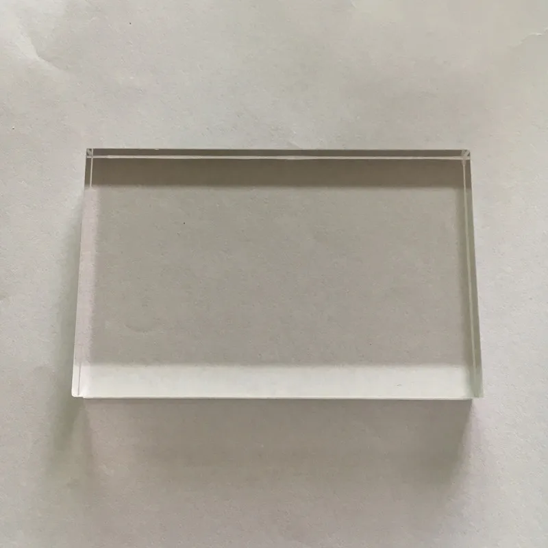 3 шт. 85x54x10 мм Высокая прозрачная акриловая ic доска гравировка буквы DIY блок подарочная карта печать слова лист акриловый дисплей тарелки домашний декор - Цвет: Nothing