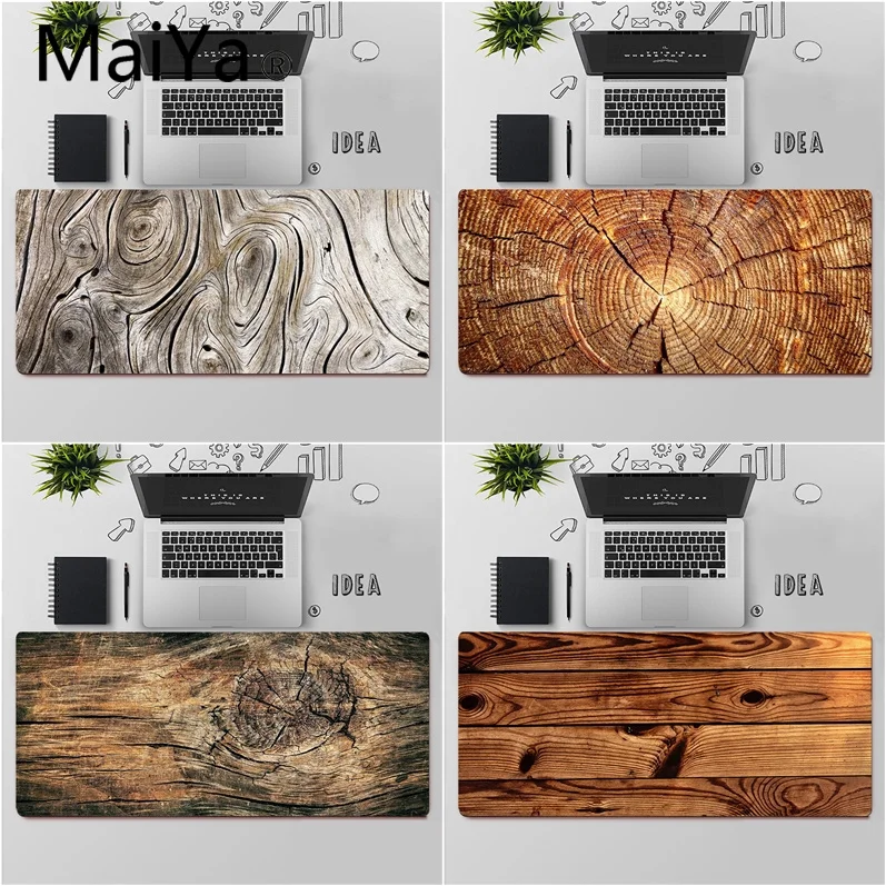 

Maiya beautiful wood textures Keyboards Mat Rubber Gaming mousepad Desk Mat Free Shipping Large Mouse Pad Keyboards Mat