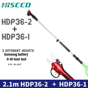 Best Two Sets Telescopic Scissors Orchard Garden Electric Pole Pruner HDP36-2 Free Shipping