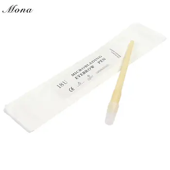 

100pcs Private Label Disposable Microblading and Microshading Pens With Brush for Eyebrow Microblading Manual Tattoo Pen