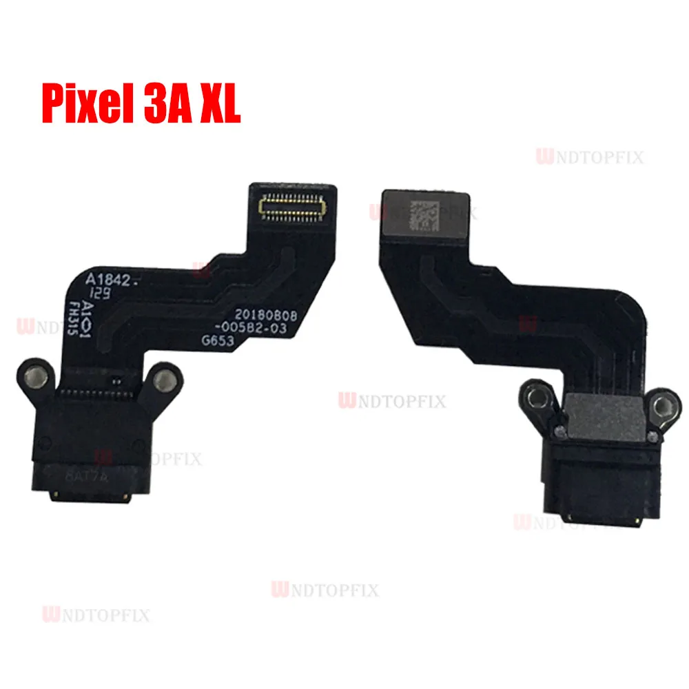 Original For Google Pixel 3A USB Dock Charging Port Mic Microphone Module Board Flex Cable Parts 2