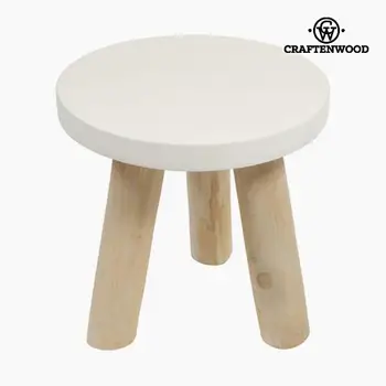 

Side Table Wood Circular - Natural Collection by Craftenwood