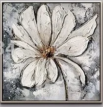 beautiful flowers hand oil painting home decoration Abstract on Canvas Hand-painted Wall Art for room no frame - Цвет: Цвет: желтый