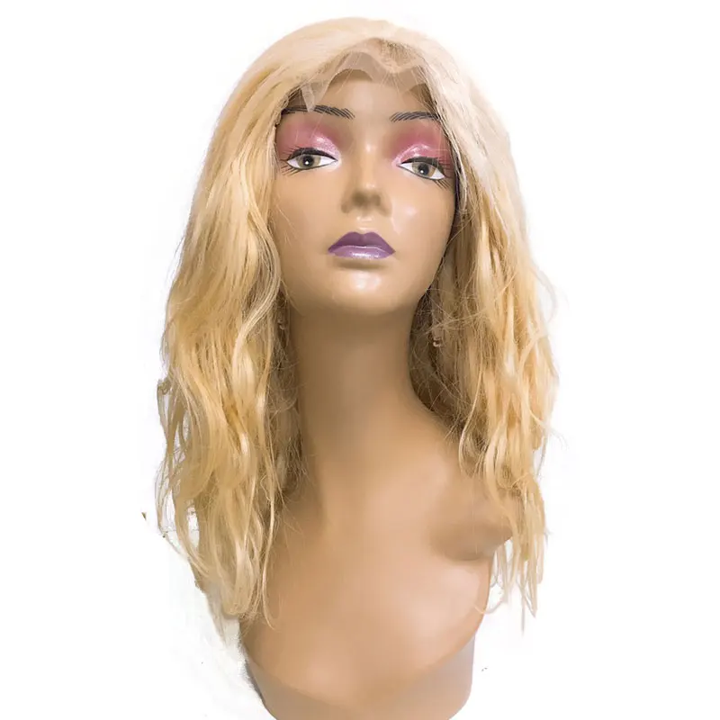 #613 Virgin Body Wave 4x4 парик с закрытием шнурка предварительно выщипанная линия волос 13x4