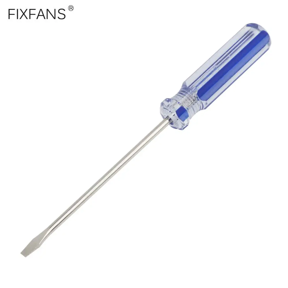

FIXFANS 3.0mm Flathead Slotted & PH0 Cross Head Phillips Screwdriver with Non-slip Handle for Household DIY Repair Hand Tools