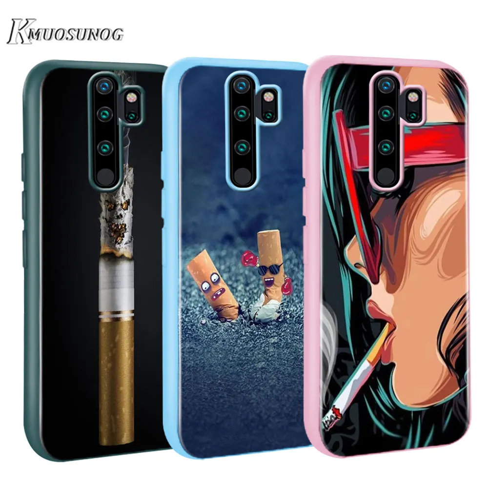 

for Xiaomi Redmi Note 8T 8 7 6 Pro Baseus Candy Color Cover Cigarette Smokin aesthetic for Redmi Note 5 Pro 5A 4 4X Case