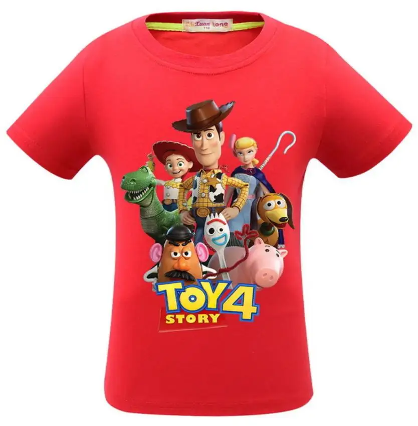 Одежда для мальчиков и девочек 4 Forky Alien Woody толстовки с капюшоном детская футболка детские футболки пуловеры с рисунком аниме топы - Цвет: style 16