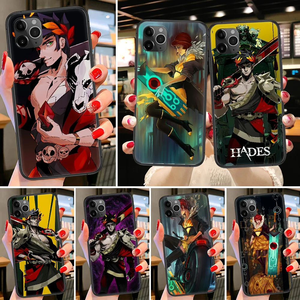 Hades Action Greek mythology Phone Case For iphone SE 2020 6 6S 7 8 11 12 13 Mini Plus X XS XR Pro Max black soft hoesjes | Мобильные