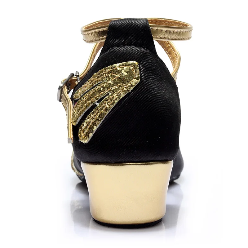 DIPLIP hot new children's Latin dance shoes girls dance hall tango girls salsa low with GB dance shoes