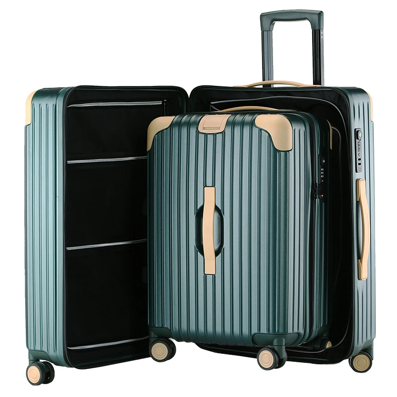 Edison PC Material INS Wind Retro Trolley Case Suitcase Student Luggage Men and Women 20 inch Universal Wheel Trolley Case