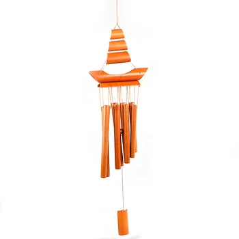 

Bamboo Handmade Wind Chimes - Indoor Outdoor Soothing Melodic Tones, Windows Yard Decor, Amazing Chimes, Memorial Chimes