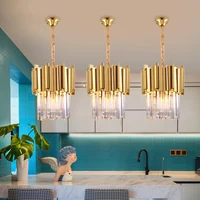 مصباح سقف led دائري من الكريستال k9 ، تصميم فاخر ، شكل دائري ، متوفر باللون الذهبي أو الكروم ، مثالي للمطبخ أو غرفة النوم أو غرفة الطعام.