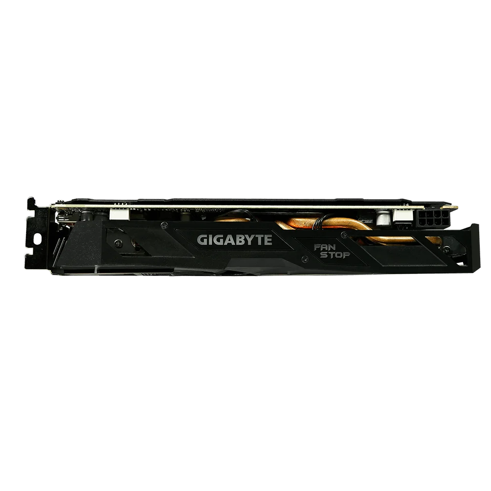 Графическая карта Gigabyte rx 570 4gb с AMD Radeon™RX570 GPU видео-карта для игровых ПК видеокарта DVI HDMI б/у карта