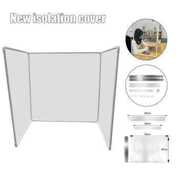 

Student Desk Partition Portable Protective Safety Shield Screen Plastic Desktop Isolation Board for School Office @M23