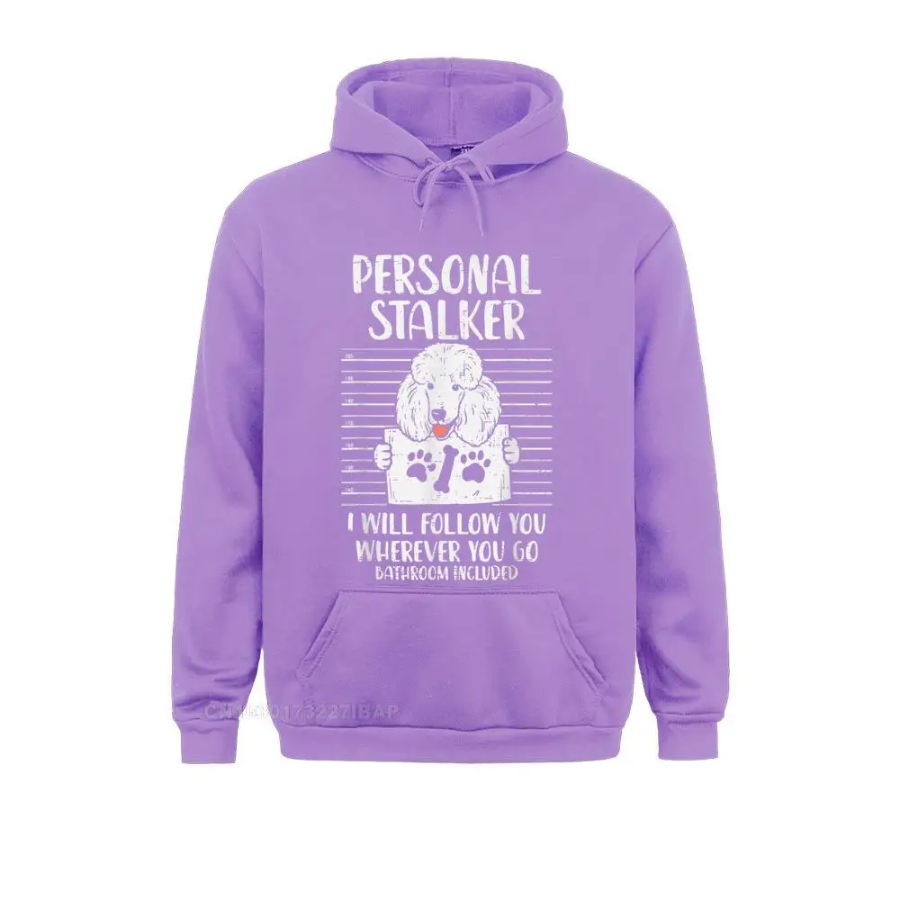Personal Stalker Poodle Mug Shot Pet Dog Owner Lover Gift Brand Youthful Hoodies Harajuku Sweatshirts For Men Moto Biker Clothes