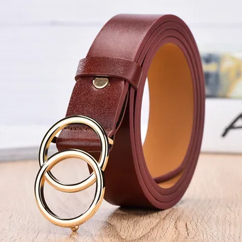 

Vestidos Jeans Concave Shape Pu Square Buckle Belt Unisex Wide Belt Chic Student Korean Fashion Ins Belt Wild Belt Designers