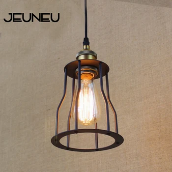 

Europe American Style Pendant Lights Loft Vintage Retro Hardware Lighting Illumination for Kitchen Cabinet Bedroom E27 Lights