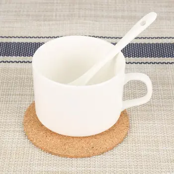 

20pcs Handy Round Shape Dia 9cm Plain Natural Cork Coasters Wine Drink Coffee Tea Cup Mats Table Pad For Home Office