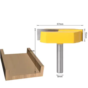 

8mm Handle Wood Engraving Milling Cutter Router Bits Woodworking Hand Tool Drilling Milling for Wood Carbide Woodworking Tools