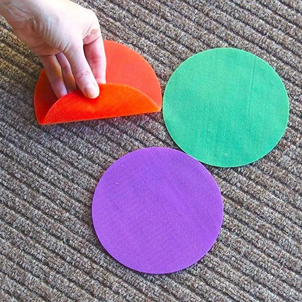 Цветные круги крюк и петля сидя ковер пятна круги маркер точки для начальной школы детского сада и начальной школы в наличии