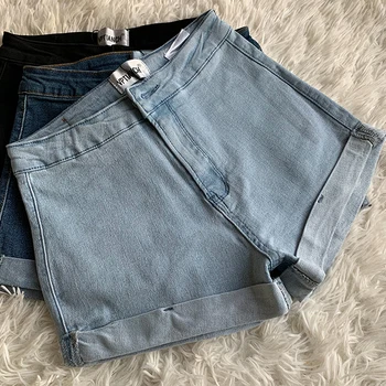 

Short Jeans Feminino Women Plus Size High Waist Denim Jean Shorts Women Summer Short Shorts Mujer Womens Clothing 2019 II50NSDK