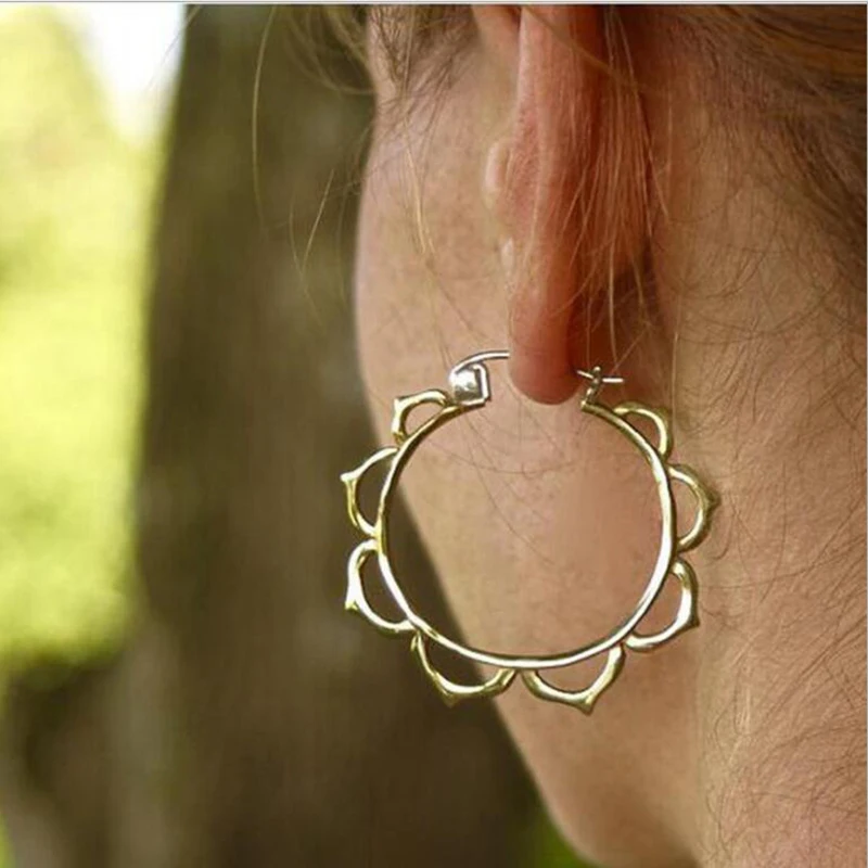 Богемные золотые цветные украшения простая модная Геометрическая подвеска