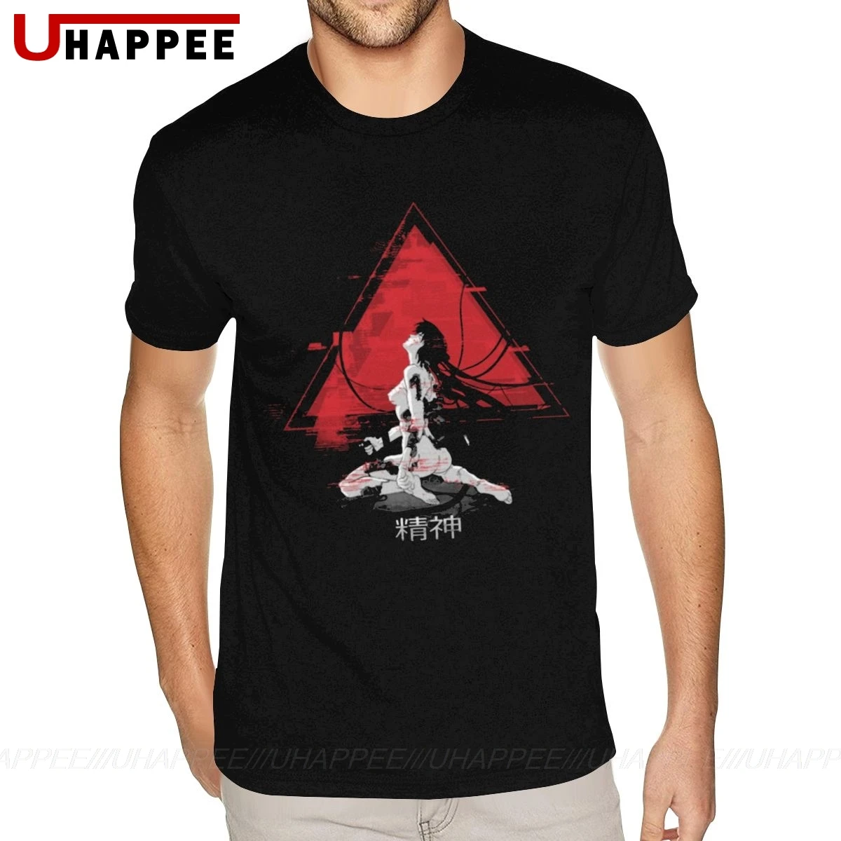 Футболка Ghost In The Shell для подростков летняя мужская футболка с коротким рукавом