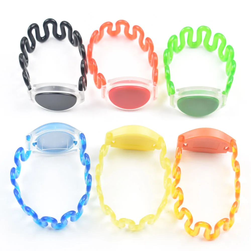 

10pcs UID Changeable Spring Silicone Wristband Bracelet Block 0 Writable 13.56mhz RFID Rewritable Proximity Smart Card