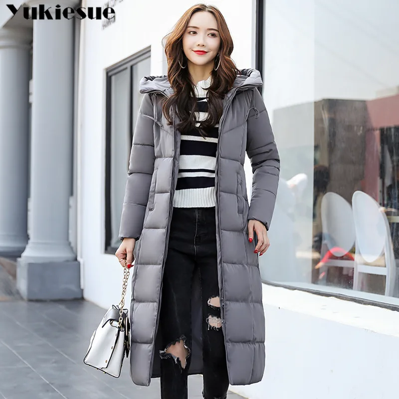 2018 зимняя куртка новая мода женский пуховик тонкий большой размер с капюшоном