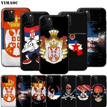 YIMAOC Bandera de Serbia suave de silicona caso para iPhone 11 Pro XS Max XR 8X8 7 6 6S Plus 5 5S SE