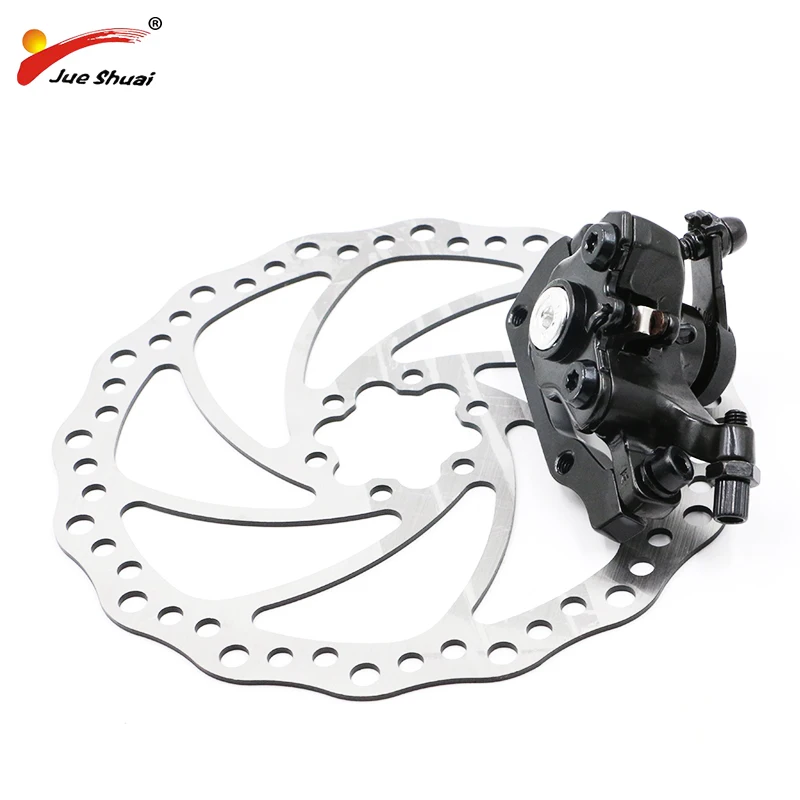 

160mm Sliver Disc Brake Light Alloy Good Wear Resistance Disc Brake Set Electric Scooter E Bike Adult Scooter Accessories Parts