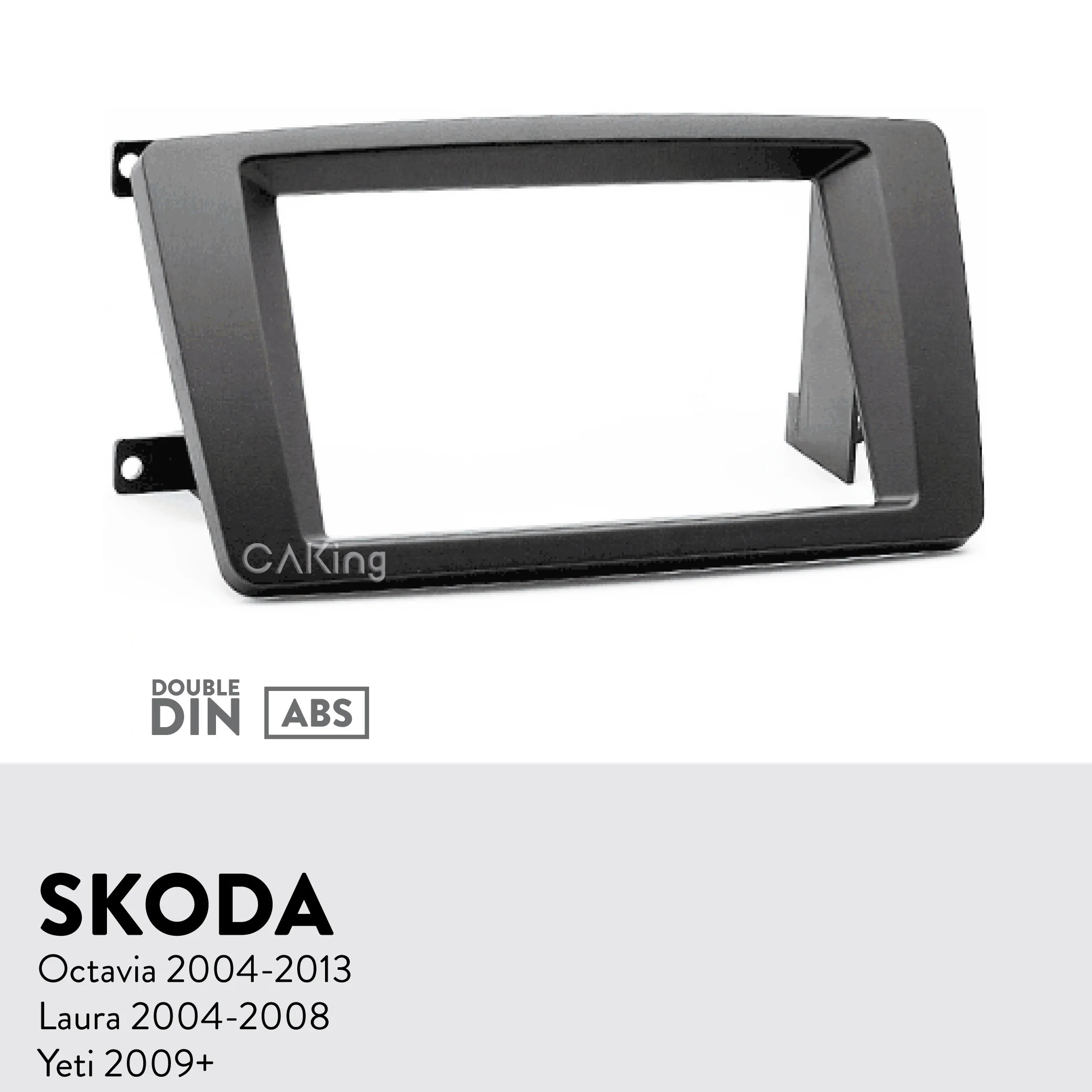 Автомобильная фасция Радио панель для SKODA Octavia 2004 2013 Laura 2008 Yeti 2009 + Dash Kit Facia пластина