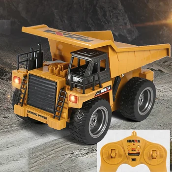 

Huina 2.4GHZ 10 Channel RC Truck toy Dumper Tilting Cart remote Control Tip Lorry Auto Lift Engineer car Vehicle Toys gift