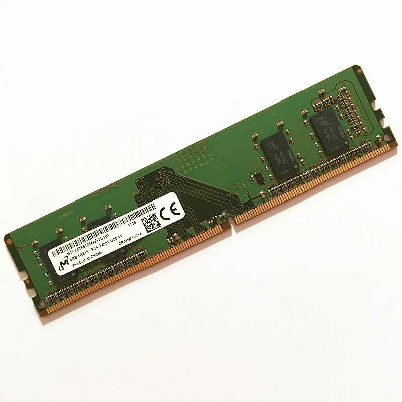 Micron DDR4 RAMS 4gb 2400MHz Desktop Memory 4GB 1RX16 PC4-2400T