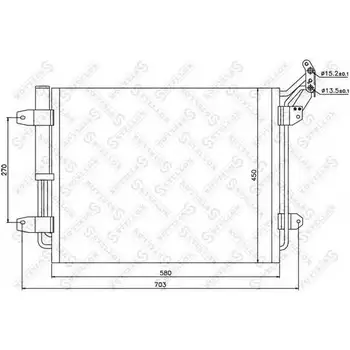 

Radiator cond. \ VW Tiguan all 07 STELLOX 10-45198-SX